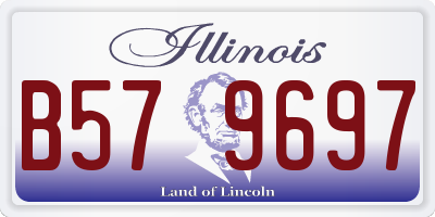 IL license plate B579697