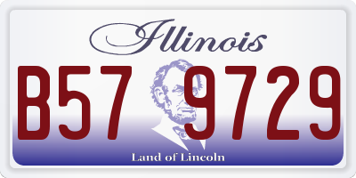 IL license plate B579729