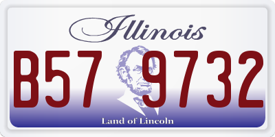 IL license plate B579732