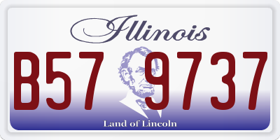 IL license plate B579737