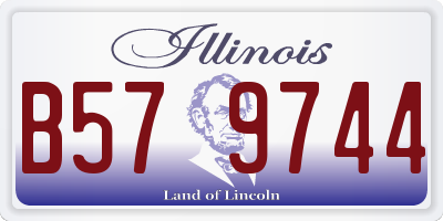 IL license plate B579744