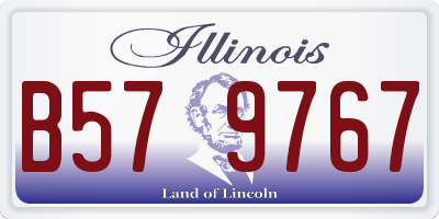 IL license plate B579767