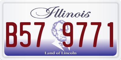 IL license plate B579771
