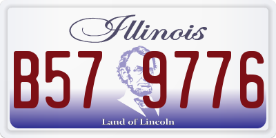 IL license plate B579776