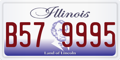 IL license plate B579995