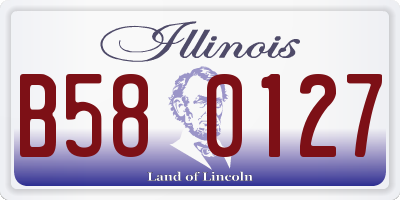 IL license plate B580127