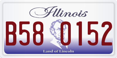 IL license plate B580152