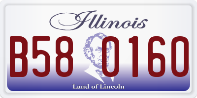 IL license plate B580160