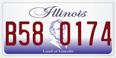 IL license plate B580174