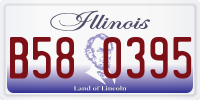 IL license plate B580395
