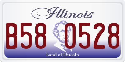 IL license plate B580528