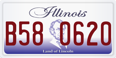 IL license plate B580620