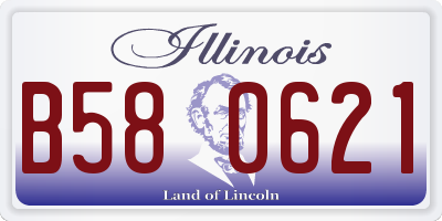 IL license plate B580621