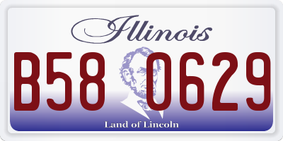 IL license plate B580629