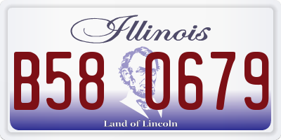 IL license plate B580679