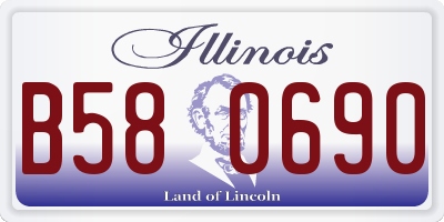 IL license plate B580690