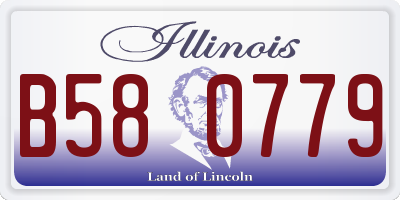 IL license plate B580779