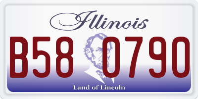 IL license plate B580790