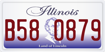 IL license plate B580879