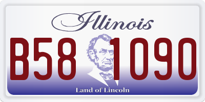IL license plate B581090