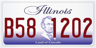 IL license plate B581202