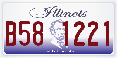 IL license plate B581221