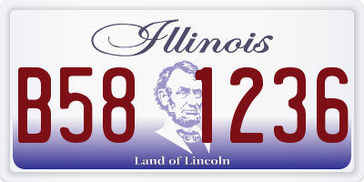 IL license plate B581236