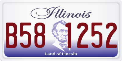 IL license plate B581252