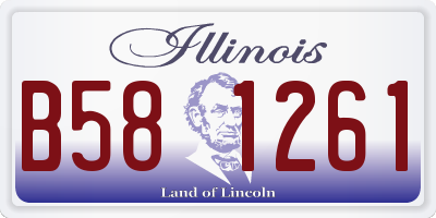IL license plate B581261