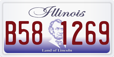 IL license plate B581269
