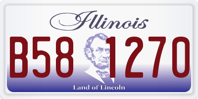 IL license plate B581270