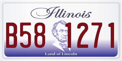 IL license plate B581271