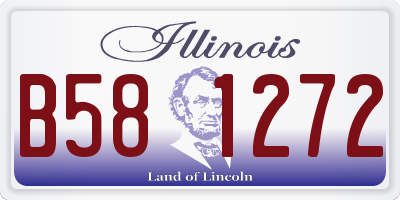 IL license plate B581272