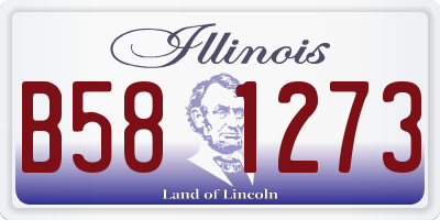 IL license plate B581273