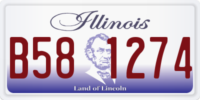 IL license plate B581274