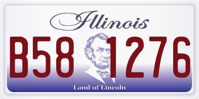 IL license plate B581276