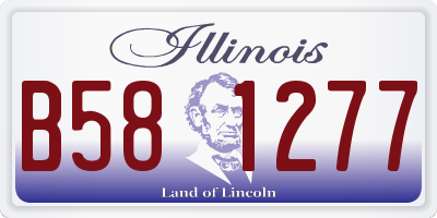 IL license plate B581277