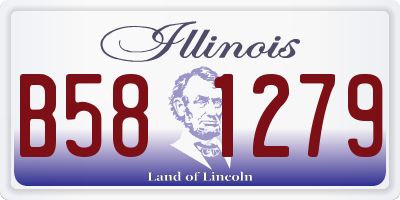 IL license plate B581279