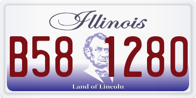 IL license plate B581280