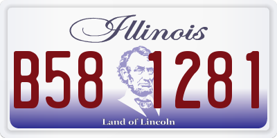 IL license plate B581281