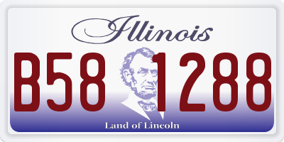IL license plate B581288