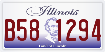 IL license plate B581294