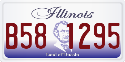 IL license plate B581295