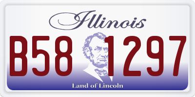 IL license plate B581297