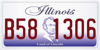 IL license plate B581306