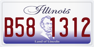 IL license plate B581312