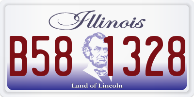 IL license plate B581328