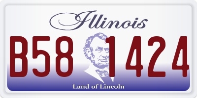 IL license plate B581424