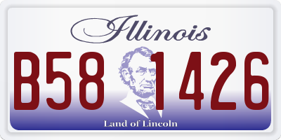 IL license plate B581426