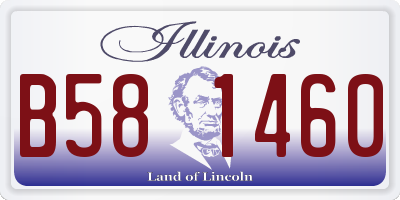 IL license plate B581460